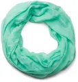 Produktbild: styleBREAKER leichter unifarbener Loop Schlauchschal | Sommerschal aus fließendem Material | Seidiges Halstuch für Damen & Herren | Weich, Luftig & Modisch | 77 x 46 cm, Farbe:Mint