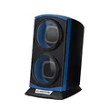 Produktbild: Klarstein St. Gallen Premium Uhrenbeweger, 2 Uhren, 4 Geschwindigkeiten, 3 Rotationsmodi, Acrylglas-Sichtfenster, Blaue LED-Beleuchtung, leise, abriebfester, widerstandsfähiger Kunststoff