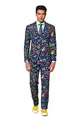 Produktbild: OppoSuits Lustiger Casino-Partyanzug für Herren - Mr. Vegas - Komplette Las Vegas-Kostüme mit Jacke, Hose und Krawatte - Größe EU 52