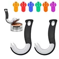 Produktbild: 2 Stück Ring Pull Dosenöffner Set, Arthritis Hilfsmittel Dosenöffner mit 6 Stück Manuelle Einfache Dosenöffner, J-förmiger Tragbarer GlasÖffner für Schwache Hände Dosenöffner die Funktionieren