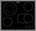 Produktbild: Bauknecht CTAR 9642 IN Glaskeramik-Kochfeld/4 Heizelemente/60 cm/4 SprintStar Kochzonen / Edelstahl