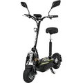 Produktbild: eFlux E-Scooter Street 20 PRO | Scooter Klappbar - Elektro Roller - Straßenzulassung - Sitz höhenverstellbar - E-Roller - 20 km/h - 500 W (Schwarz) - Schwarz
