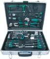 Produktbild: Brüder Mannesmann Werkzeuge Werkzeugset Alu-Werkzeugkoffer, 124-teilig
