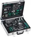 Produktbild: Brüder Mannesmann M29072 Werkzeugkoffer Werkzeugsatz im Alukoffer Silber 124-tlg