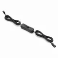 Produktbild: LED Handschalter 12–24 V DC, 2-poliger Kabelschalter max. 3 A, schwarz
