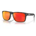 Produktbild: Oakley Holbrook XL Camo Ruby, Sonnenbrille - Matt Schwarz/Grau Orange/Rot-Verspiegelt