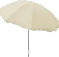 Produktbild: Sonnenschirm rund Ø1,80m beige Polyester knickbar UV Schutz