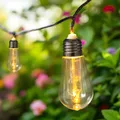 Produktbild: 1.10 Lichterkette mit 10 Glühbirnen - ca. 450 cm - LIGHTING CHAIN mit Netzteil und Timer