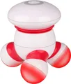 Produktbild: Mini-Handmassagegerät, tragbar, vibrierend, mit LED-Licht, ideal für Hand, Ko...