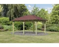 Produktbild: Pavillon Karibu Eco Taura mit Dachschindeln 289 x 429 cm kesseldruckimprägniert