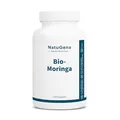 Produktbild: NatuGena Bio-Moringa, 500 mg hochwertiges Moringa in bester Bio-Qualität pro Kapsel, Moringa-Pulver, Proteinquelle, 120 Kapseln (120 Tage Packung)