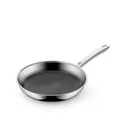 Produktbild: WMF Profi Resist Bratpfanne 24 cm – Edelstahl-Pfanne mit kratzfester Wabenstruktur und Antihaftbeschichtung, induktionsgeeignet, backofen-spülmaschinenfest, für gesundes Braten auf allen Herdarten