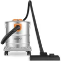 Produktbild: Zeegma Zonder PRO ASH - Stofzuiger voor as en puin - 1600 W - 20L - industrile stofzuiger - roestvrijstalen (Nass-Trockensauger) (Zonder Pro Ash Silver)