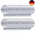 Produktbild: Coolty 60 Stück Metall Vorhangringe Hängende Ringe für Gardinenstangen zum Au