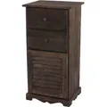 Produktbild: Kommode Schrank, 81x40x32cm, Shabby-Look, Vintage ~ braun