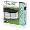 Produktbild: Bestway 58248 - Flowclear PVC-Abdeckplane Ø 427 cm, schwarz, rund