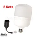 Produktbild: 5er Pack Renovierungsset XL - E27 Fassung inkl. 30 Watt 2800lm LED Lampe 4000K
