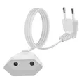 Produktbild: Eurostecker Verlängerung 2,5A 250V Verlängerungskabel mit Eurostecker Kurz Eu...