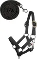 Produktbild: HKM Halfter und Strick -Hobby Horsing Basic- schwarz 152089100.ST