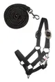 Produktbild: Steckenpferd Hobby Horse Halfter und Strick in schwarz HKM