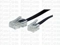 Produktbild: Telefonadapter Westernstecker 8/4 RJ45 auf 6/4 RJ12 3m