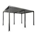 Produktbild: Lamellenpavillon Pergola Sonnenschutz CANNES 400x303 inkl. Handkurbel
