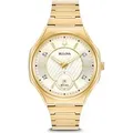 Produktbild: Bulova Curv Damen Goldene Uhr 97P136