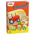 Produktbild: HABA 6 erste Puzzles Bauernhof – Einfache Puzzles ab 2 Jahren – Fördert Feinmotorik & Konzentration – Mit liebevollen Bauernhof-Motiven – 2012185002