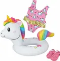Produktbild: Heless Puppen-Schwimmset ''Einhorn Henri'', Gr. 35-45 cm