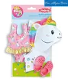 Produktbild: Heless 66 Einhorn Schwimmset Henri Gr. 35-45cm Puppe Baby Badeanzug Neu OVP