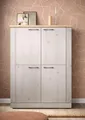 Produktbild: Home affaire Highboard Country Höhe 160 cm u. Breite 118 cm, Kommode mit 4 Türen, Schrank im Landhausstil, viel Stauraum, mit Metallgriffe, MDF-Rahmen