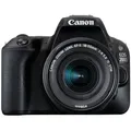 Produktbild: Canon EOS 200D, 24,2 MP, 6000 x 4000 Pixel, CMOS, Full HD, Touchscreen, Schwarz - Schwarz