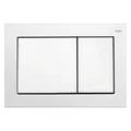 Produktbild: TECE Base WC-Betätigungsplatte für Zweimengentechnik, weiss (9240700)