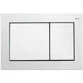 Produktbild: TECE Betätigungsplatte TECEbase 9240700, weiß, 2-Mengen-Spülung, aus Kunststoff, 21,4 x 14,5 x 1,8 cm