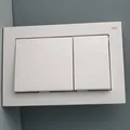 Produktbild: TECE Basic Toiletten Betätigungsplatte 2- Mengen, weiß  9.240.700 Ersatzteil