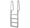 Produktbild: vidaXL Poolleiter, Steg-/Poolleiter 4-stufig Aluminium 167 cm
