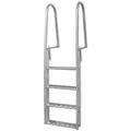 Produktbild: Poolleiter 4 Stufen Aluminium 167cm Anlegeleiter Schwimmbad Leiter vidaXL