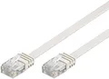 Produktbild: goobay 95191 CAT 5e Patchkabel, flach, U/UTP, Weiß, 1,5 m Länge