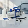 Produktbild: Vakuumpumpe 2-stufig Unterdruckpumpe 284 L/min Klimaanlage Kompressor - Melko