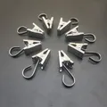 Produktbild: Vorhang Clips Edelstahl 100 Stück Vorhang Klammern mit Haken Gardinenhaken mi...