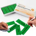 Produktbild: 75 Magnetstreifen beschreibbar Etiketten Magnete Schilder Grün 60x20mm