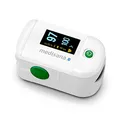 Produktbild: medisana PM 100 connect Pulsoximeter, Messung der Sauerstoffsättigung im Blut, Fingerpulsoxymeter mit OLED-Display und One-Touch Bedienung mit VitaDock+ App und Bluetooth