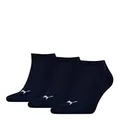 Produktbild: PUMA 12 Paar Sneaker Invisible Socken Gr. 35-49 Unisex für Damen Herren Füßlinge, Farbe:321 - navy, Socken & Strümpfe:43-46