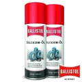 Produktbild: Ballistol 2x200 ml Silikon-Öl Spray Pflegespray Metall Gummi Kunststoff innen