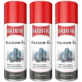 Produktbild: 3x Ballistol Silikon-Öl Spray Spezialschmierung Schmierung Kunststoffe 200ml