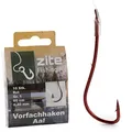 Produktbild: Zite Fishing Aal-Haken Gebunden 10 Stück – Monofile Vorfachschnur Aal-Angeln mit Angelhaken Rot Gr.1-2 – Angelschnur mit Angelhaken (Größe 1)