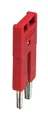 Produktbild: Phoenix Querverbinder 2p rot steckbar Isoliert 32A mit Berührungsschutz - FBS2-6