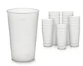 Produktbild: OCTOPUS Becher 25x Mehrwegbecher 300ml, Plastikbecher aus bruchsicherem Kunststoff, 25-tlg., PP