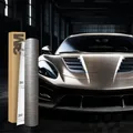 Produktbild: 3M 2080 Car Wrapping Folie 30x152cm Selbstklebende Autofolie für Auto Motorrad Boot 3D Lackschutzfolie mit Luftkanälen zum Folieren (BR230 Brushed Titanium)