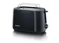 Produktbild: SEVERIN Automatik-Toaster AT 2287, 700 W, wärmeisoliertes Gehäuse, integrierter Brötchen-Röstaufsatz, Röstzeitelektronik, Schwarz